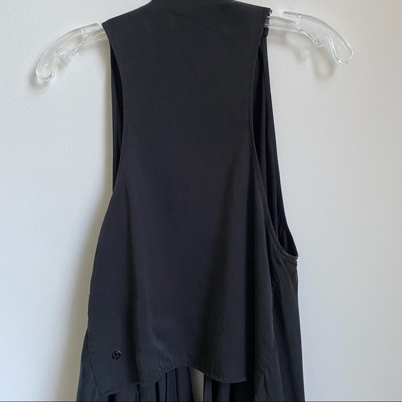 Lululemon Silky Longline Drape Vest Black 4 NWOT - Picture 10 of 13